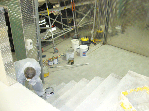 Commercial Painters: floor painting in Parramatta